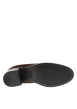 Thumbnail Boots en cuir moka à talon décroché moyen pourvues d'un soufflet élastiqué - Image 6