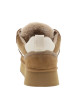 Thumbnail Baskets en cuir camel à talon compensé bas pourvues de deux lacets - Image 4