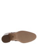 Thumbnail Boots en cuir cognac à talon décroché moyen dotées d'un zip latéral - Image 6