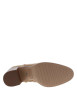 Thumbnail Bottines en cuir beige à talon décroché moyen pourvues d'un zip latéral - Image 6