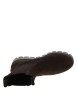 Thumbnail Boots en cuir chocolat avec un talon compensé et des soufflets élastiqués - Image 5