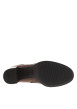 Thumbnail Boots en cuir cognac à talon décroché haut munies d'une boucle dorée - Image 6