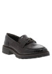 Thumbnail Mocassins marron à talon décroché bas pourvus d'une boucle métallique - Image 2