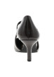 Thumbnail Escarpins chocolat à talon décroché moyen munis d'une boucle dorée - Image 4