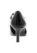 Thumbnail Escarpins noirs vernis à talon décroché moyen dotés d'une boucle - Image 4
