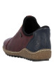 Thumbnail Sneakers en cuir bordeaux à talon plat pourvues d'une fermeture slip-on - Image 4
