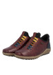 Thumbnail Sneakers en cuir bordeaux à talon plat pourvues d'une fermeture slip-on - Image 7