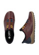 Thumbnail Sneakers en cuir bordeaux à talon plat pourvues d'une fermeture slip-on - Image 8