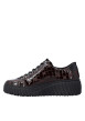 Thumbnail Sneakers marron à talon plateau pourvues d'une fermeture slip-on - Image 3