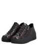 Thumbnail Sneakers marron à talon plateau pourvues d'une fermeture slip-on - Image 7