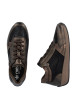 Thumbnail Sneakers bronze à talon plat pourvues de lacets et d'un zip latéral - Image 8