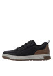 Thumbnail Sneakers noires à talon plat pourvues de lacets et d'un zip latéral - Image 3