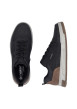 Thumbnail Sneakers noires à talon plat pourvues de lacets et d'un zip latéral - Image 8