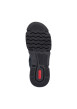 Thumbnail Bottines noires à talon compensé bas pourvues d'une fermeture zippée - Image 6