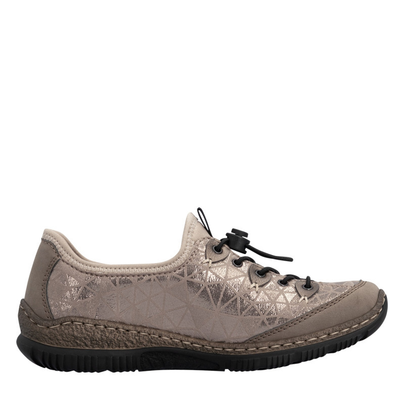 Rieker® - Sneakers Beiges à Talon Plat Pourvues D'une Fermeture élastiquée - Beige Rieker® - Sneakers Beiges à Talon Plat Pourvues D'une Fermeture élastiquée - Beige