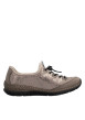 Thumbnail Sneakers beiges à talon plat pourvues d'une fermeture élastiquée