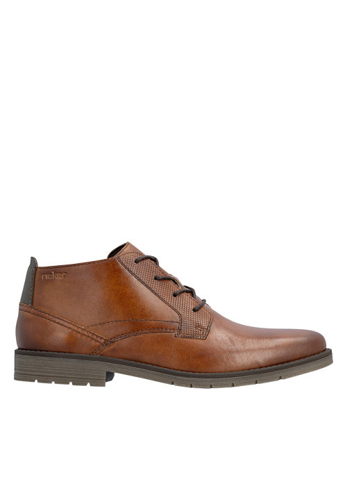 Derbies en cuir cognac pourvues d'une semelle à...
