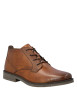 Thumbnail Derbies en cuir cognac pourvues d'une semelle à talon plat et de lacets - Image 2