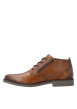 Thumbnail Derbies en cuir cognac pourvues d'une semelle à talon plat et de lacets - Image 3