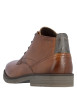 Thumbnail Derbies en cuir cognac pourvues d'une semelle à talon plat et de lacets - Image 4