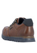 Thumbnail Sneakers en cuir cognac à talon plat pourvues de lacets contrastés - Image 4