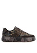 Thumbnail Sneakers multicolores à talon plateau pourvues de lacets et d'un zip