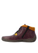 Thumbnail Sneakers violettes à talon plat pourvues de lacets et d'un zip latéral - Image 3