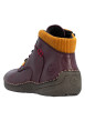 Thumbnail Sneakers violettes à talon plat pourvues de lacets et d'un zip latéral - Image 4