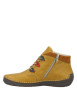 Thumbnail Sneakers jaunes à talon plat pourvues de lacets et d'un zip latéral - Image 3