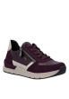 Thumbnail Baskets running violettes à talon compensé bas pourvues de lacets plats - Image 2