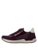 Thumbnail Baskets running violettes à talon compensé bas pourvues de lacets plats - Image 3