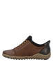 Thumbnail Sneakers en cuir cognac à talon plat pourvues d'une fermeture slip-on - Image 3