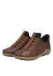 Thumbnail Sneakers en cuir cognac à talon plat pourvues d'une fermeture slip-on - Image 7