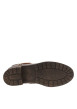 Thumbnail Bottines cognac à talon décroché bas munies de lacets et d'un zip latéral - Image 6