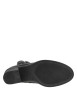 Thumbnail Boots noir à talon décroché bas et tige souple à effet plissée - Image 6