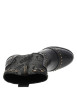 Thumbnail Boots noir à talon décroché haut ornées de différentes matières et de rivets - Image 5