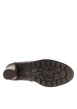 Thumbnail Boots marron à talon décroché haut ornées de différentes matières et de rivets - Image 6