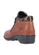 Thumbnail Bottines en cuir brunes léopard pourvues d'un talon à décroché bas - Image 4