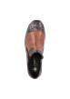 Thumbnail Bottines en cuir brunes léopard pourvues d'un talon à décroché bas - Image 5