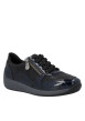 Thumbnail Sneakers noires à talon plat pourvues d'une fermeture à lacets - Image 2