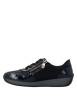 Thumbnail Sneakers noires à talon plat pourvues d'une fermeture à lacets - Image 3
