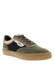 Thumbnail Tennis Nolan Essence kaki à talon plat munies de lacets et d'aérations - Image 2