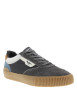 Thumbnail Tennis Nolan Essence grises à talon plat dotées de lacets plats - Image 2