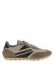 Thumbnail Baskets running Jason Rétro multicolores à talon plat et lacets verts