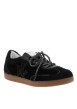 Thumbnail Tennis Aura Initials noir à talon plat pourvues de lacets ronds bicolores - Image 2