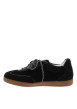 Thumbnail Tennis Aura Initials noir à talon plat pourvues de lacets ronds bicolores - Image 3