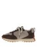 Thumbnail Baskets running Flow Emblem chocolat à talon plat et empiècements - Image 3