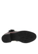 Thumbnail Bottines en cuir noires à talon décroché moyen pourvues d'un zip latéral - Image 6