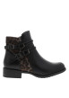Thumbnail Bottines Maram léopard à talon décroché bas pourvues d'un zip latéral