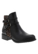 Thumbnail Bottines Maram léopard à talon décroché bas pourvues d'un zip latéral - Image 2